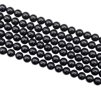 Spinel A beads 6.5mm on 40cm wire
