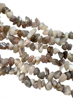 Botswana Agate A Chip Beads Strand 5-8mm 80cm