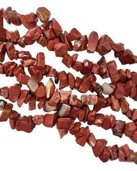 Red Jasper chips 5-8mm on 80cm wire