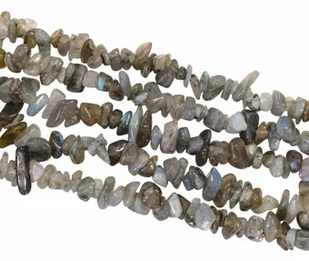 Labradorite A chips 5-8mm on 80cm wire