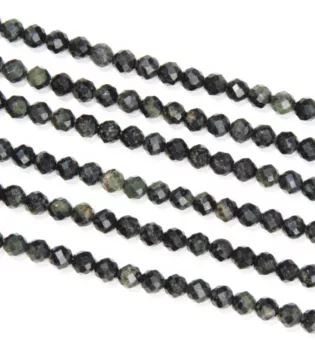 Faceted Round Kambaba Jasper A Beads Strand 3 mm