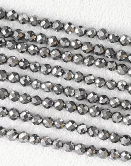 Terahertz Faceted Beads Strand A 3mm
