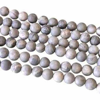 Picasso jasper matte beads 4mm on 40cm thread