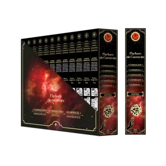 Parfum de Gemmes Sandalwood & Carnelian Smudge Stick Incense 20g
