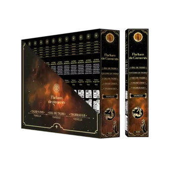 Parfum de Gemmes Vanilla & Tiger’s Eye Smudge Stick Incense 20g