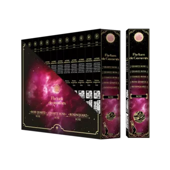 Parfum de Gemmes Rose & Rose Quartz Smudge Stick Incense 20g