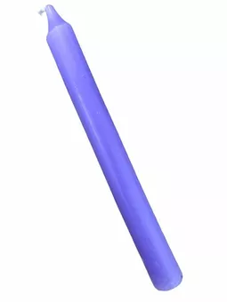 Goloka Solid-Coloured Lilac Candles 13cm