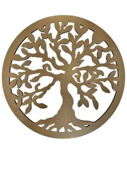 Tree of Life wooden plaque 15cm