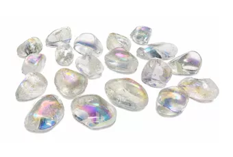 Angel Aura Quartz A Tumbled Stones 2-3cm 250g