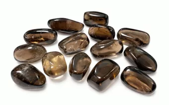Smoky Rock Crystal from Brazil AA Tumbled Stones 2-3 cm 250 g
