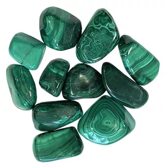 Malachite AA tumbled stone 250g