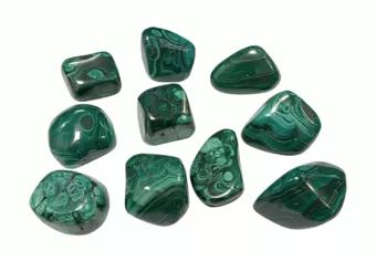AA Grade Malachite Tumbled Stones 2-3 cm 250 g