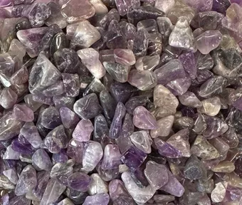 Natural Amethyst A Stone Chips 8-15mm 500g