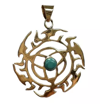 Tree of Life Bronze Pendant 4cm
