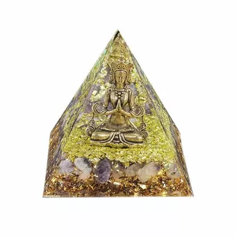 Orgonite Pyramid Shiva + Amethyst