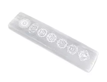 Selenite chakra ruler 15cm 100g