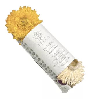 White Sage and Straw Flower Bundle 25-30gr 10cm