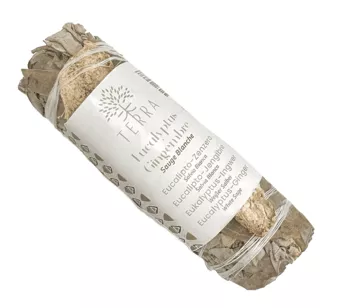 White Sage Eucalyptus and Ginger Bundle 25-30g 10cm