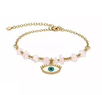 Rose Quartz A Protection Bracelet – Evil Eye