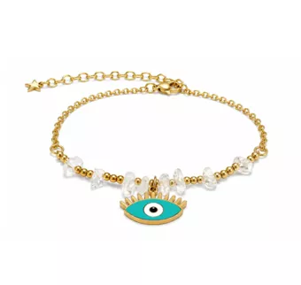 Rock Crystal A Protection Bracelet – Evil Eye