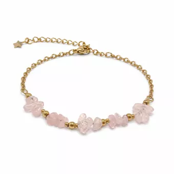 Rose Quartz A Energy Bracelet – Stone Fragments