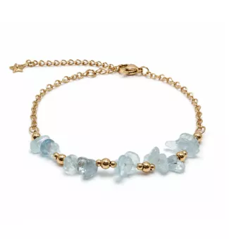 Aquamarine A+ Energy Bracelet – Stone Fragments