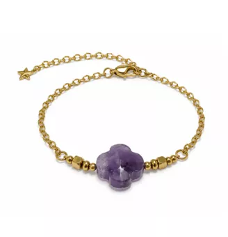 Amethyst A Lucky Bracelet – Clover