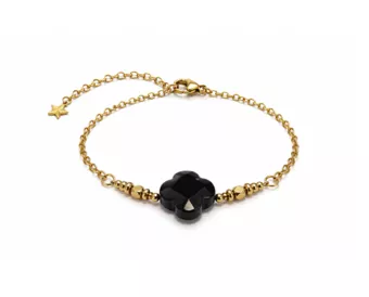Onyx A Lucky Bracelet – Clover