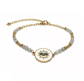 Labradorite AA Protection Bracelet – Protective Eye