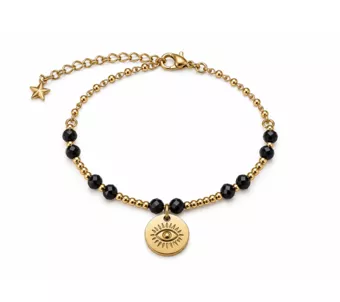 Black Spinel A Protection Bracelet – Protective Eye