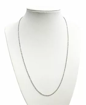 Stainless Steel Cable Chain Necklace Adjustable 50+5 cm Pack of 6
