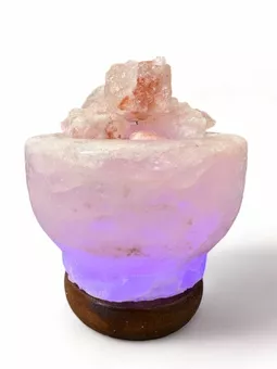 Himalayan Salt Lamp usb Bowl 9cm