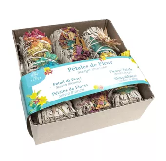 Set Flower Petals & White Sage Bundle 25-30gr 10cm
