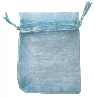 Organza Bags 7x9cm Light Blue (Pack of 100 pieces)