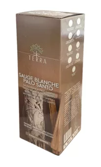 Terra White Sage and Palo Santo Incense without charcoal 12grs