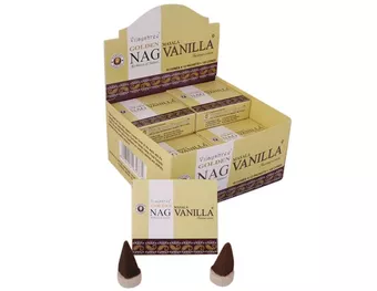 Incense Vijayshree Golden Nag Vanilla Cones