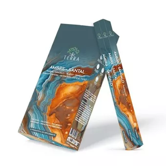 Terra Amber Santal hexa incense without charcoal