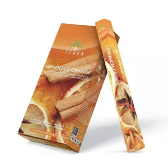 Terra Cinnamon Orange hexa incense without charcoal 30grs