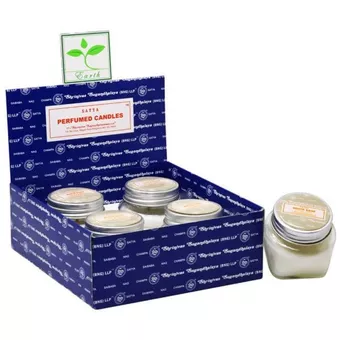 White Sage Satya candles 30grs in glass