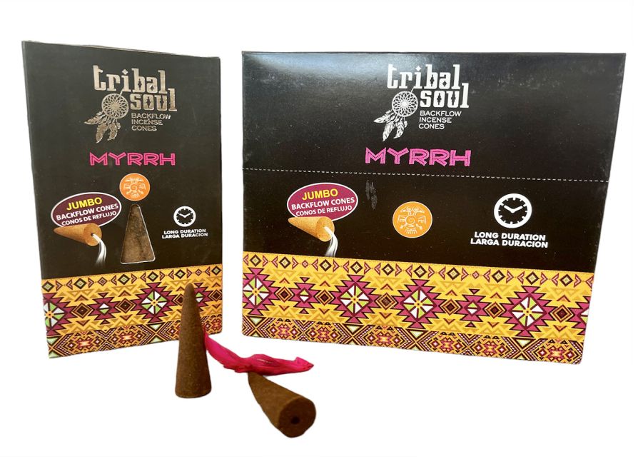 Tribal Soul Backflow Incense - Myrrh