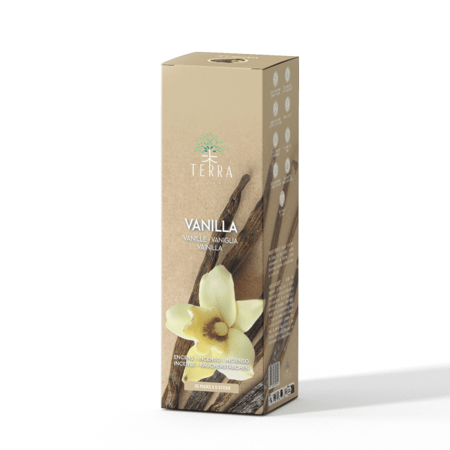 Terra Vanilla incense without charcoal 12grs