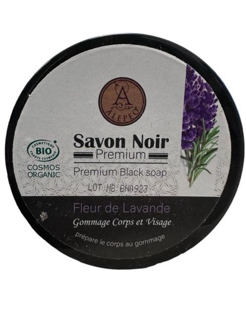 Cosmos Organic Lavender Black Soap 250g