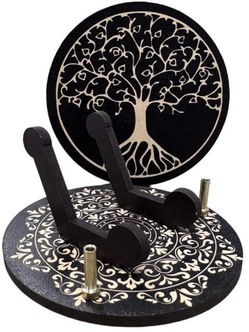 Incense holder tree of life plate 10cm