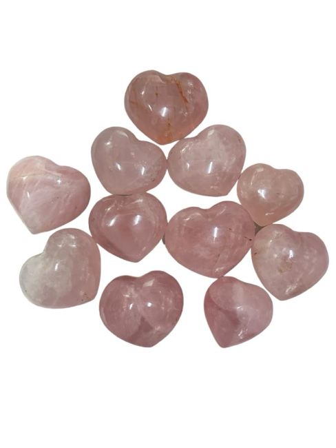 Polished Rose Quartz Heart 0.500kg