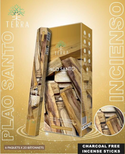 Terra Palo Santo hexa incense without charcoal 30grs