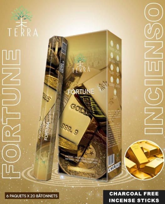 Terra incense fortune hexa without charcoal 30grs