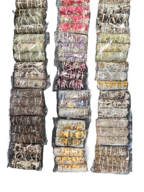 Lot White Sage twine mix 210 pcs