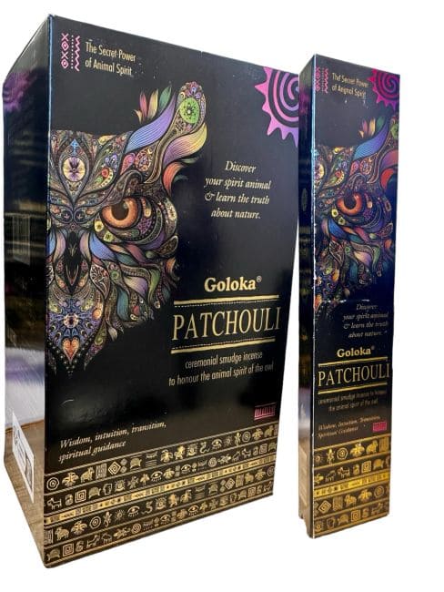 Goloka Smudge Patchouli Animal Spirit Incense 8 Sticks