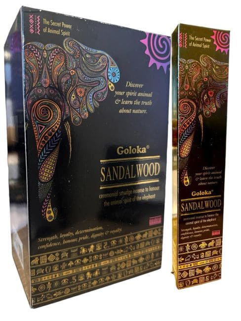 Goloka Smudge Sandalwood Animal Spirit Incense 8 Sticks