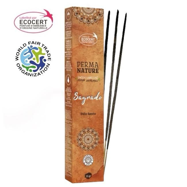 incense at Perma Nature Sagrado Palo Santo Ecocert-Fair Trade Labeled 15g